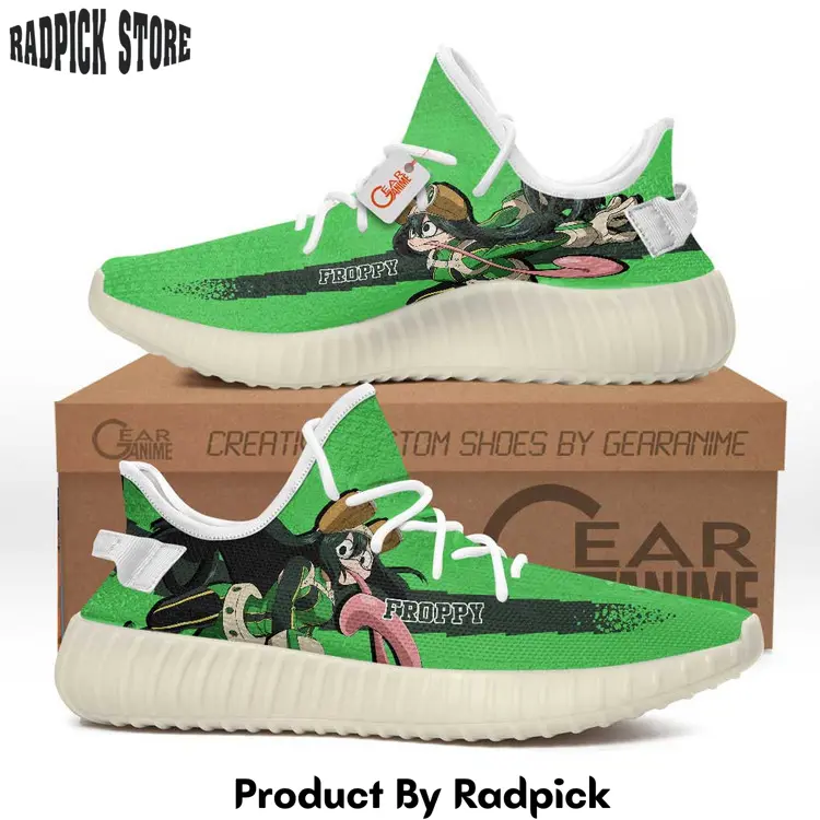 Tsuyu asui yeezy shoes anime sneakers  rp227227227